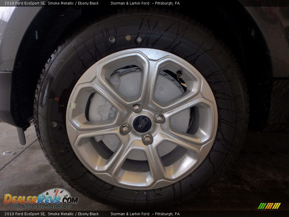 2019 Ford EcoSport SE Smoke Metallic / Ebony Black Photo #6