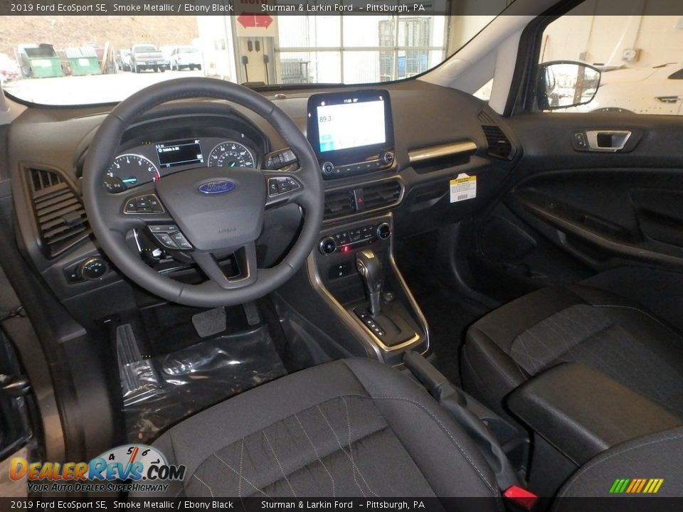 2019 Ford EcoSport SE Smoke Metallic / Ebony Black Photo #9
