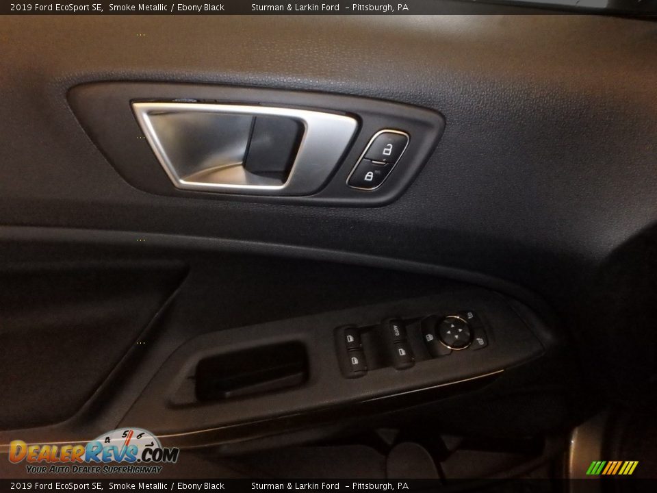 2019 Ford EcoSport SE Smoke Metallic / Ebony Black Photo #10