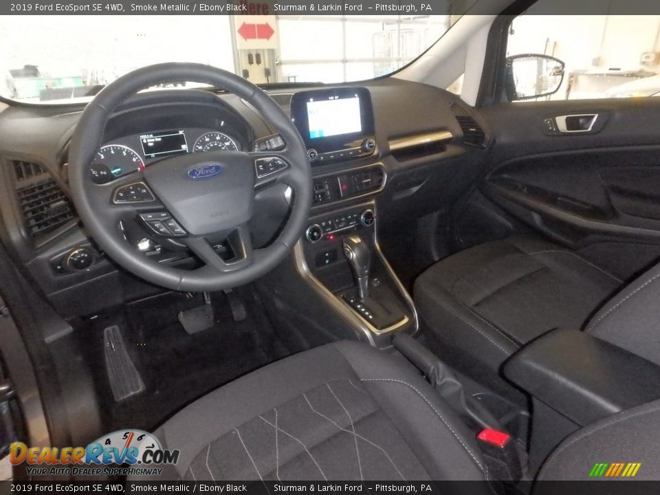 2019 Ford EcoSport SE 4WD Smoke Metallic / Ebony Black Photo #9