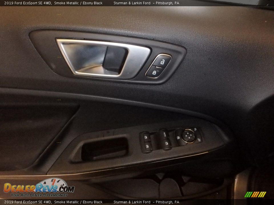 2019 Ford EcoSport SE 4WD Smoke Metallic / Ebony Black Photo #10