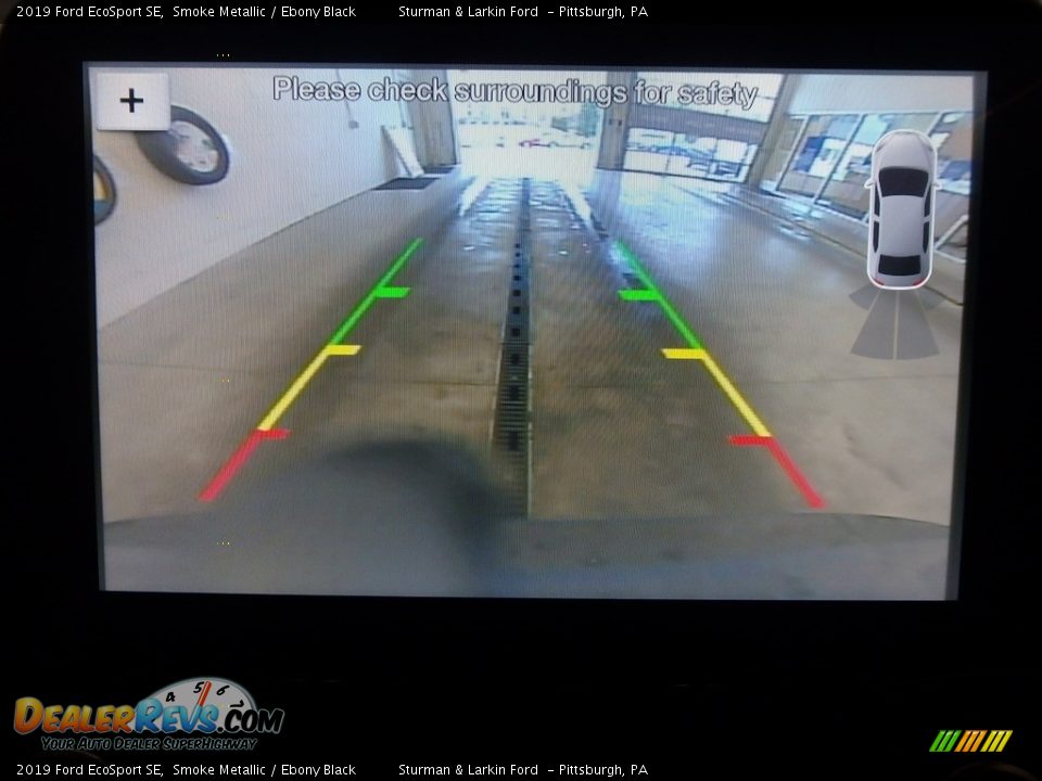 2019 Ford EcoSport SE Smoke Metallic / Ebony Black Photo #12