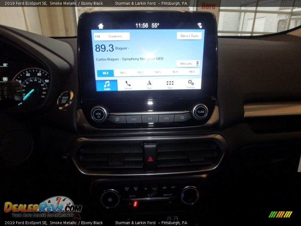 2019 Ford EcoSport SE Smoke Metallic / Ebony Black Photo #13