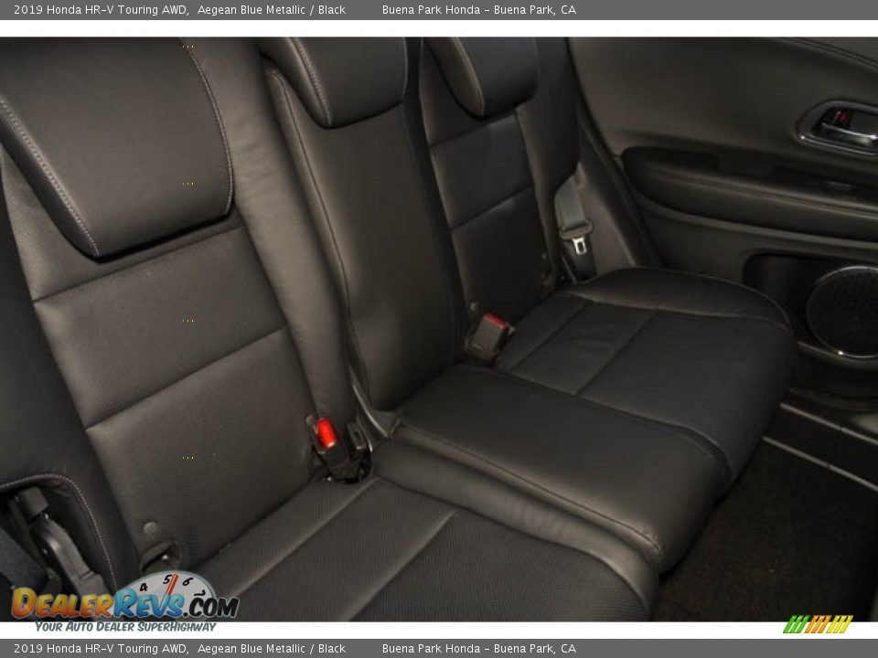 2019 Honda HR-V Touring AWD Aegean Blue Metallic / Black Photo #28