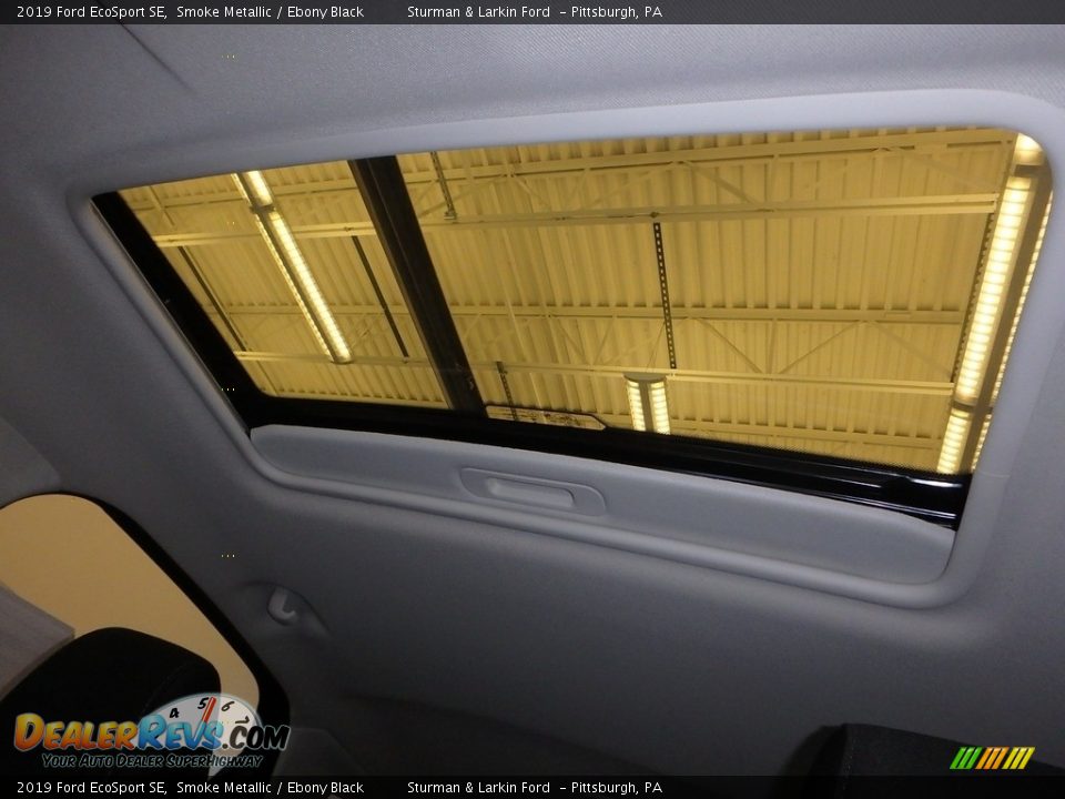2019 Ford EcoSport SE Smoke Metallic / Ebony Black Photo #15