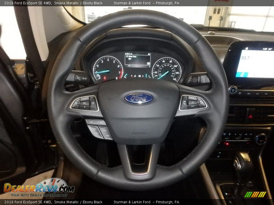2019 Ford EcoSport SE 4WD Smoke Metallic / Ebony Black Photo #14