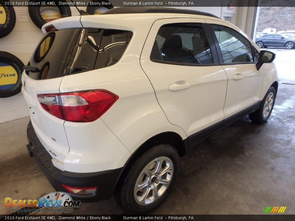 2019 Ford EcoSport SE 4WD Diamond White / Ebony Black Photo #2