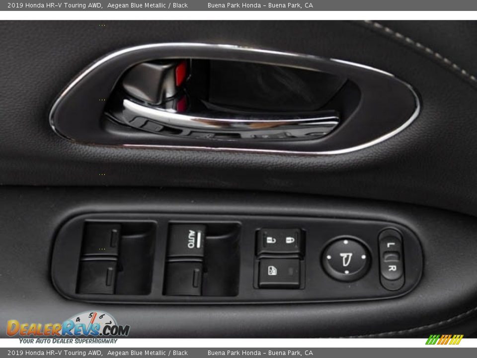 2019 Honda HR-V Touring AWD Aegean Blue Metallic / Black Photo #34
