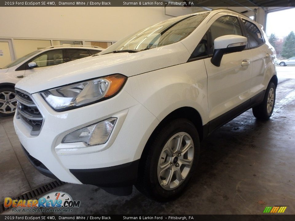 2019 Ford EcoSport SE 4WD Diamond White / Ebony Black Photo #5