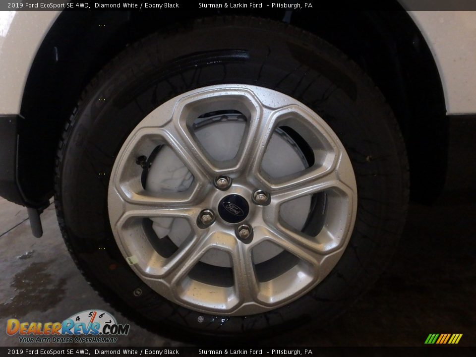2019 Ford EcoSport SE 4WD Diamond White / Ebony Black Photo #6