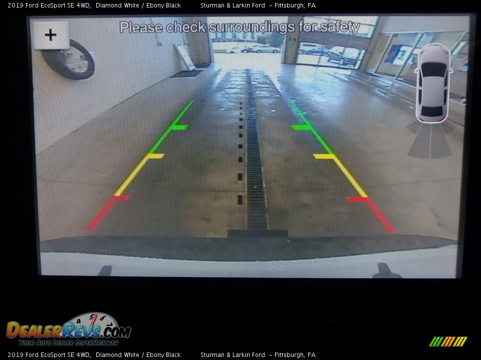 2019 Ford EcoSport SE 4WD Diamond White / Ebony Black Photo #12