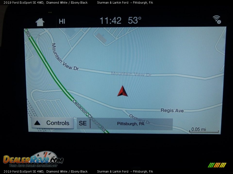 2019 Ford EcoSport SE 4WD Diamond White / Ebony Black Photo #13