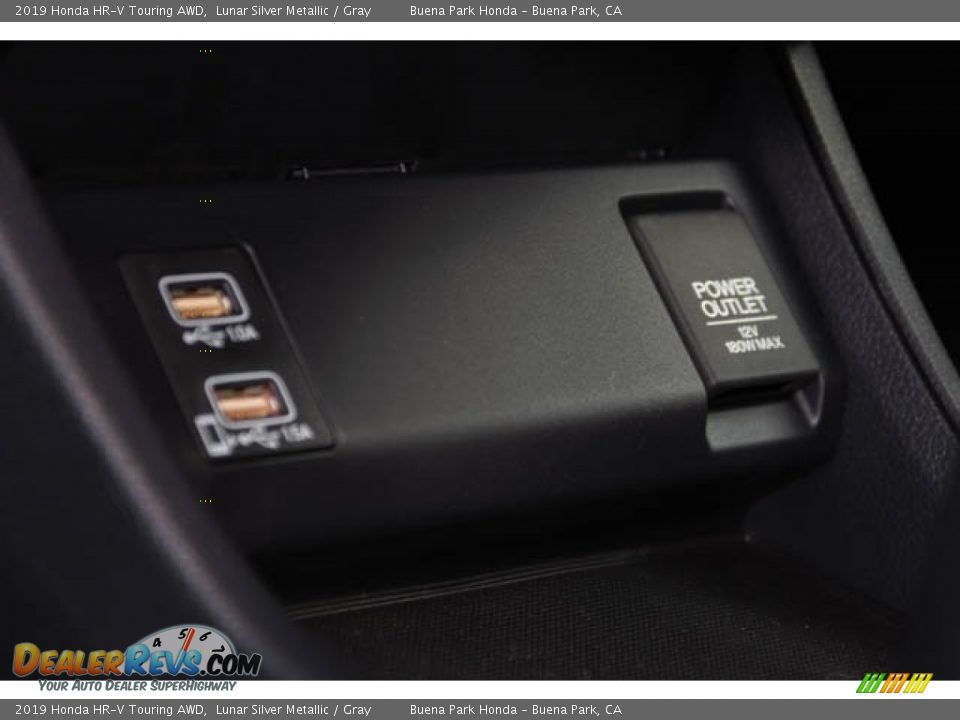 2019 Honda HR-V Touring AWD Lunar Silver Metallic / Gray Photo #22