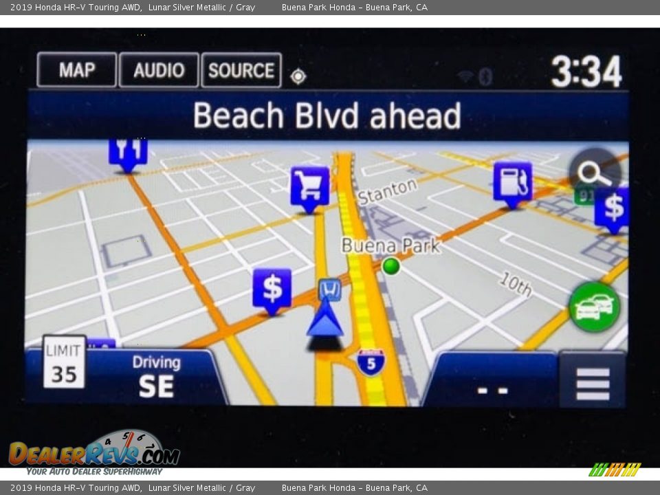 2019 Honda HR-V Touring AWD Lunar Silver Metallic / Gray Photo #32