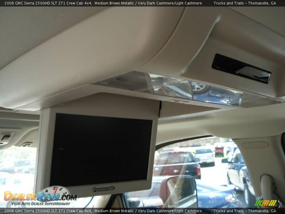2008 GMC Sierra 2500HD SLT Z71 Crew Cab 4x4 Medium Brown Metallic / Very Dark Cashmere/Light Cashmere Photo #7