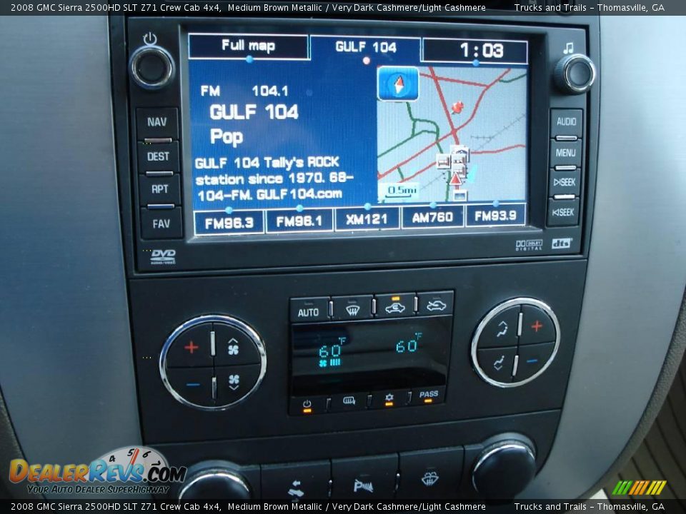 2008 GMC Sierra 2500HD SLT Z71 Crew Cab 4x4 Medium Brown Metallic / Very Dark Cashmere/Light Cashmere Photo #9