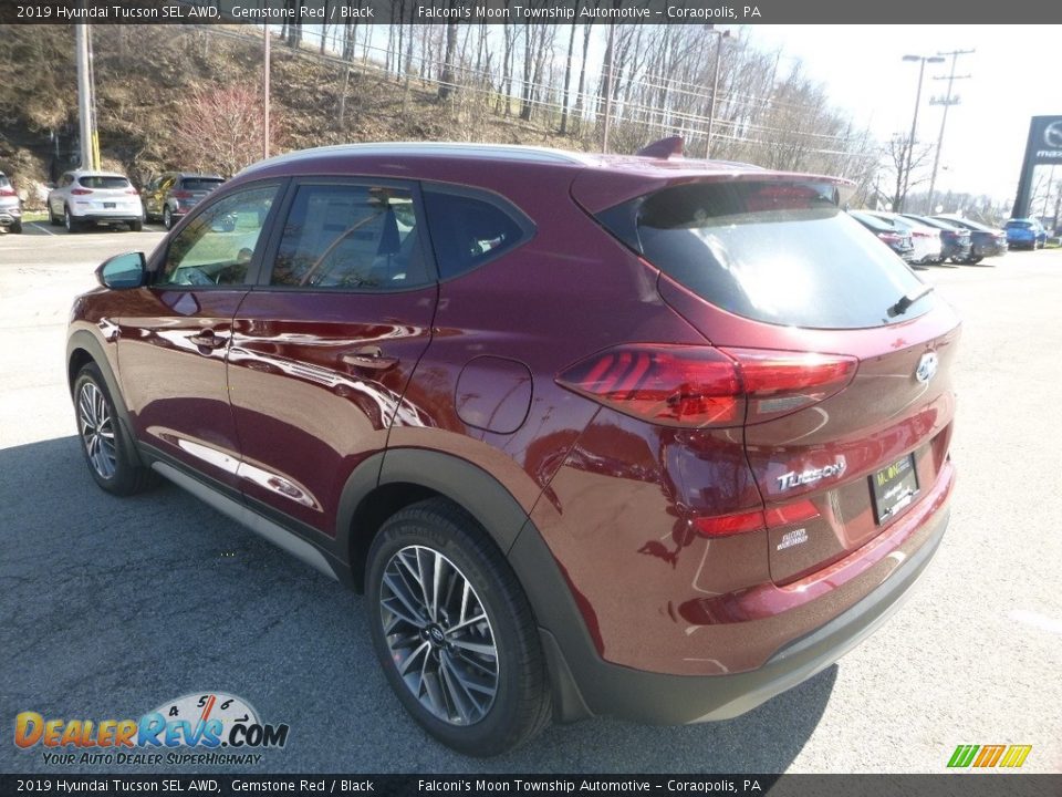 2019 Hyundai Tucson SEL AWD Gemstone Red / Black Photo #6