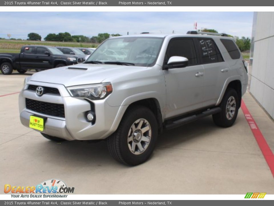 2015 Toyota 4Runner Trail 4x4 Classic Silver Metallic / Black Photo #4