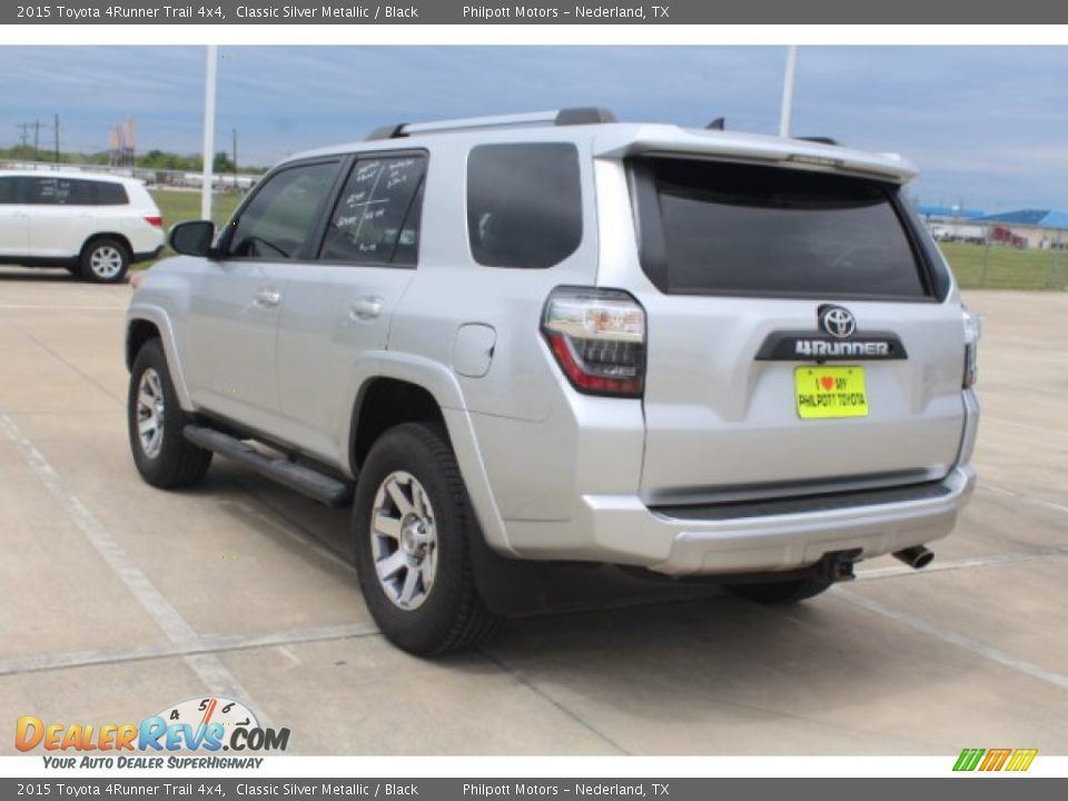 2015 Toyota 4Runner Trail 4x4 Classic Silver Metallic / Black Photo #6