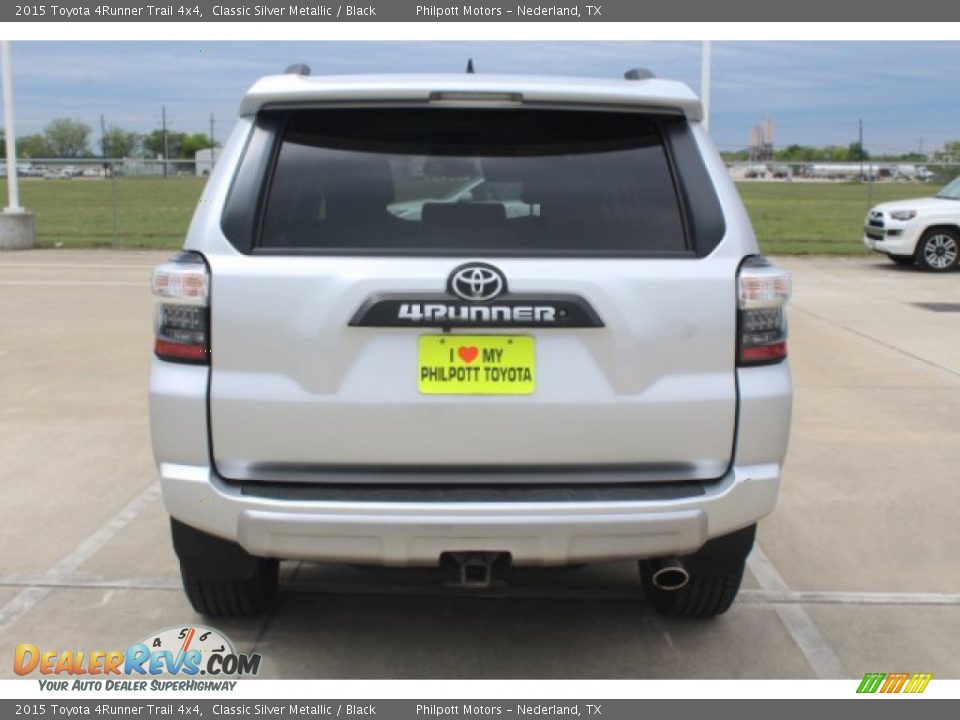 2015 Toyota 4Runner Trail 4x4 Classic Silver Metallic / Black Photo #7