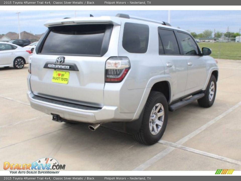 2015 Toyota 4Runner Trail 4x4 Classic Silver Metallic / Black Photo #8