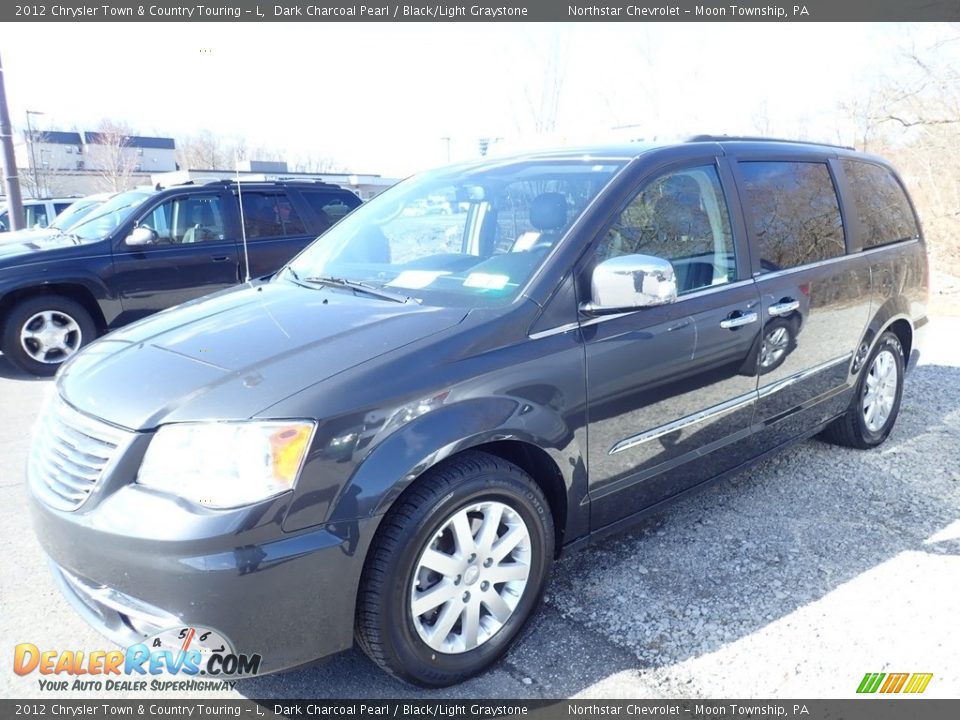 2012 Chrysler Town & Country Touring - L Dark Charcoal Pearl / Black/Light Graystone Photo #1
