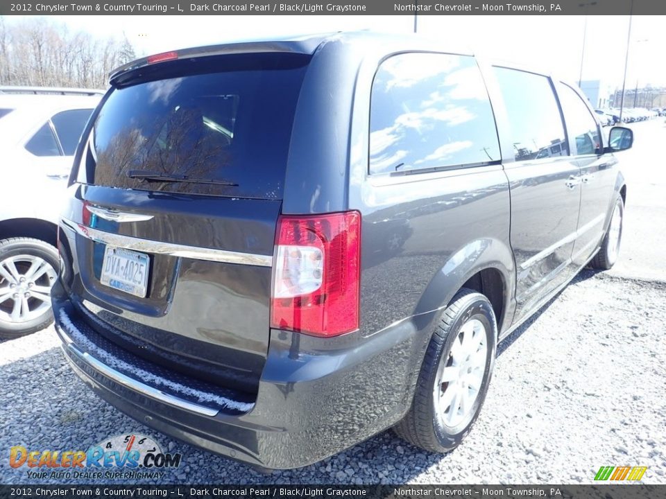 2012 Chrysler Town & Country Touring - L Dark Charcoal Pearl / Black/Light Graystone Photo #4
