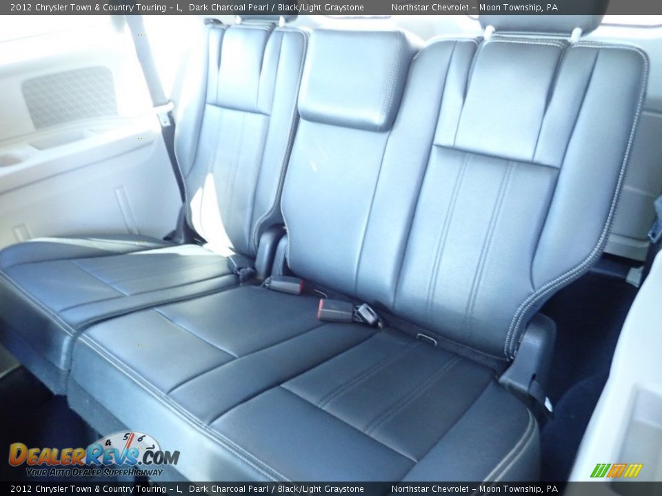 2012 Chrysler Town & Country Touring - L Dark Charcoal Pearl / Black/Light Graystone Photo #10