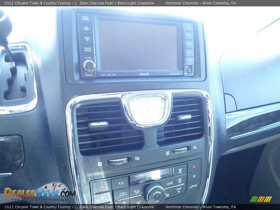 2012 Chrysler Town & Country Touring - L Dark Charcoal Pearl / Black/Light Graystone Photo #13