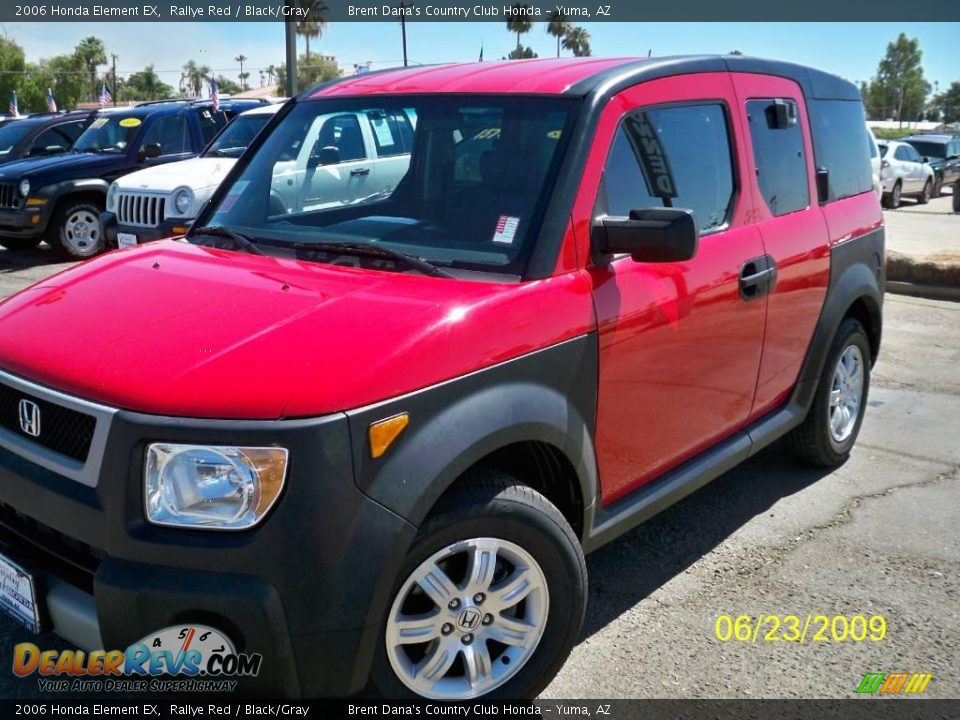 2006 Honda Element EX Rallye Red / Black/Gray Photo #1