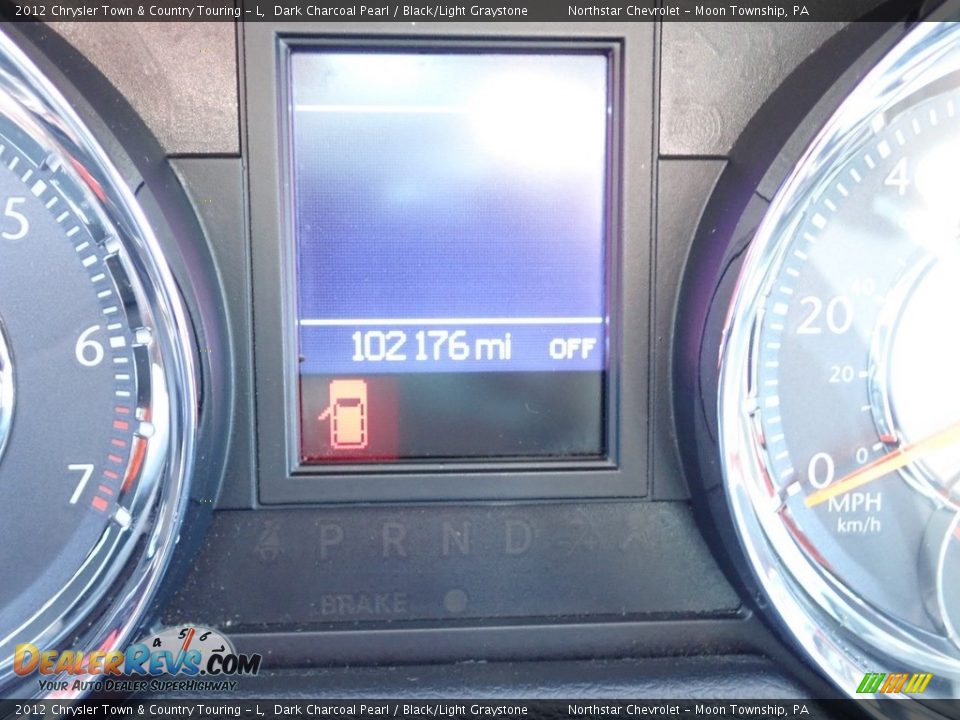 2012 Chrysler Town & Country Touring - L Dark Charcoal Pearl / Black/Light Graystone Photo #15