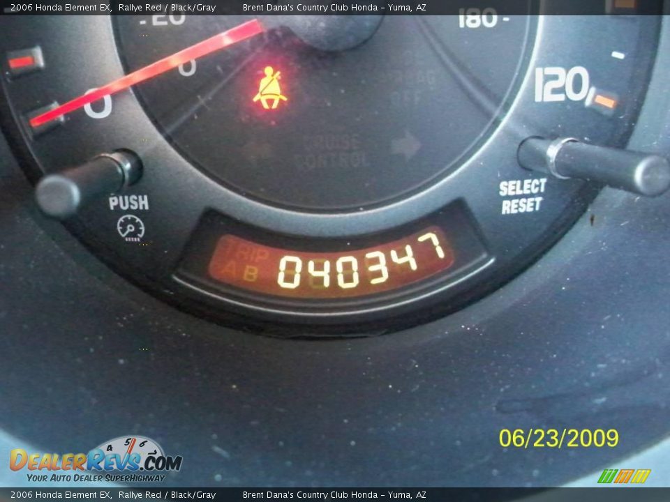 2006 Honda Element EX Rallye Red / Black/Gray Photo #6
