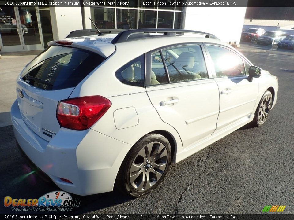2016 Subaru Impreza 2.0i Sport Premium Crystal White Pearl / Ivory Photo #2