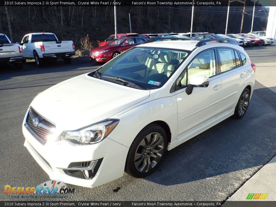 2016 Subaru Impreza 2.0i Sport Premium Crystal White Pearl / Ivory Photo #6