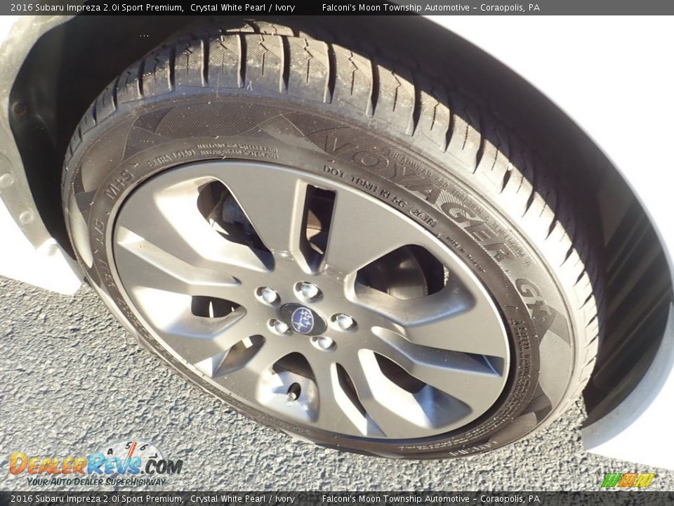2016 Subaru Impreza 2.0i Sport Premium Crystal White Pearl / Ivory Photo #9
