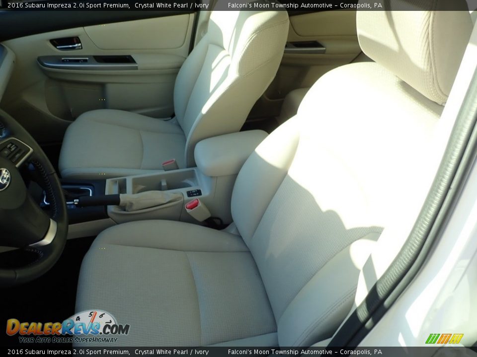 2016 Subaru Impreza 2.0i Sport Premium Crystal White Pearl / Ivory Photo #15