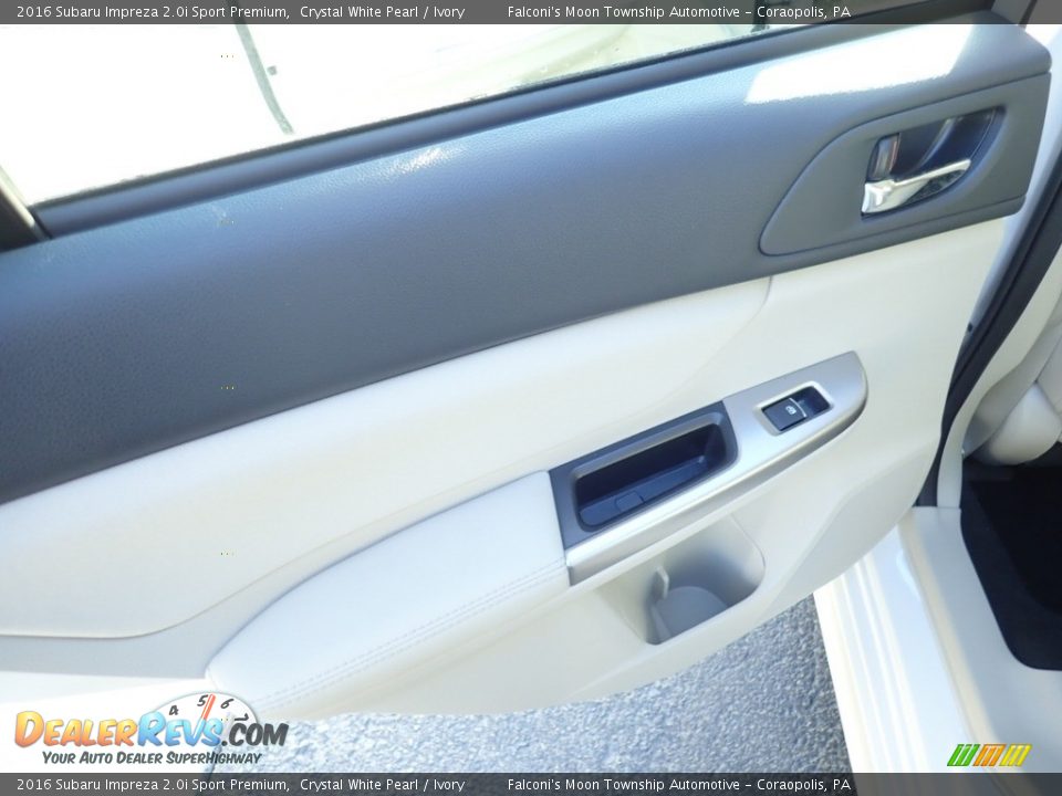 2016 Subaru Impreza 2.0i Sport Premium Crystal White Pearl / Ivory Photo #18