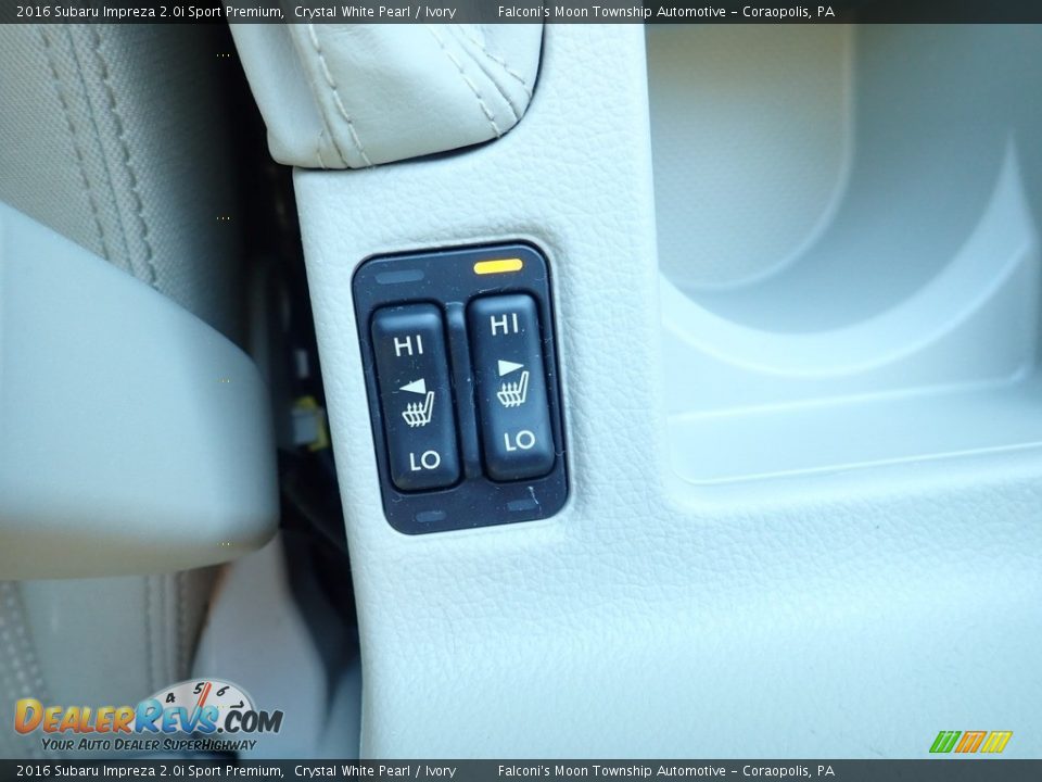 2016 Subaru Impreza 2.0i Sport Premium Crystal White Pearl / Ivory Photo #21