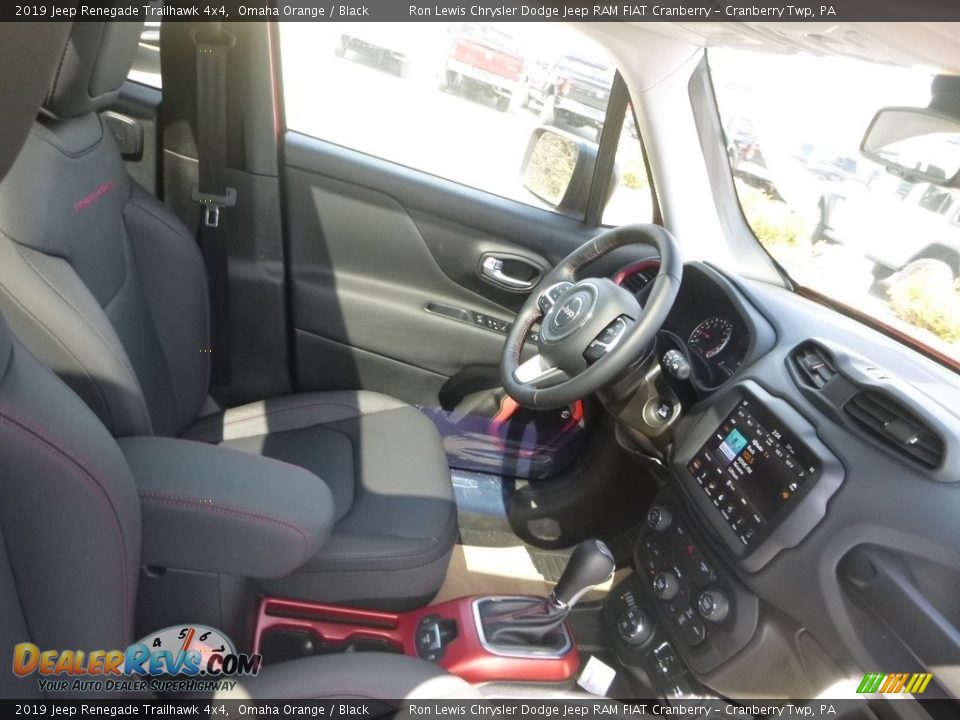 2019 Jeep Renegade Trailhawk 4x4 Omaha Orange / Black Photo #10