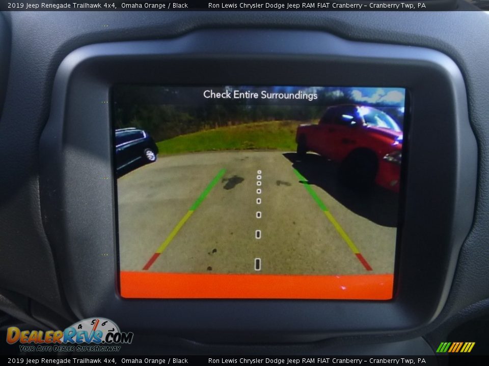 2019 Jeep Renegade Trailhawk 4x4 Omaha Orange / Black Photo #18