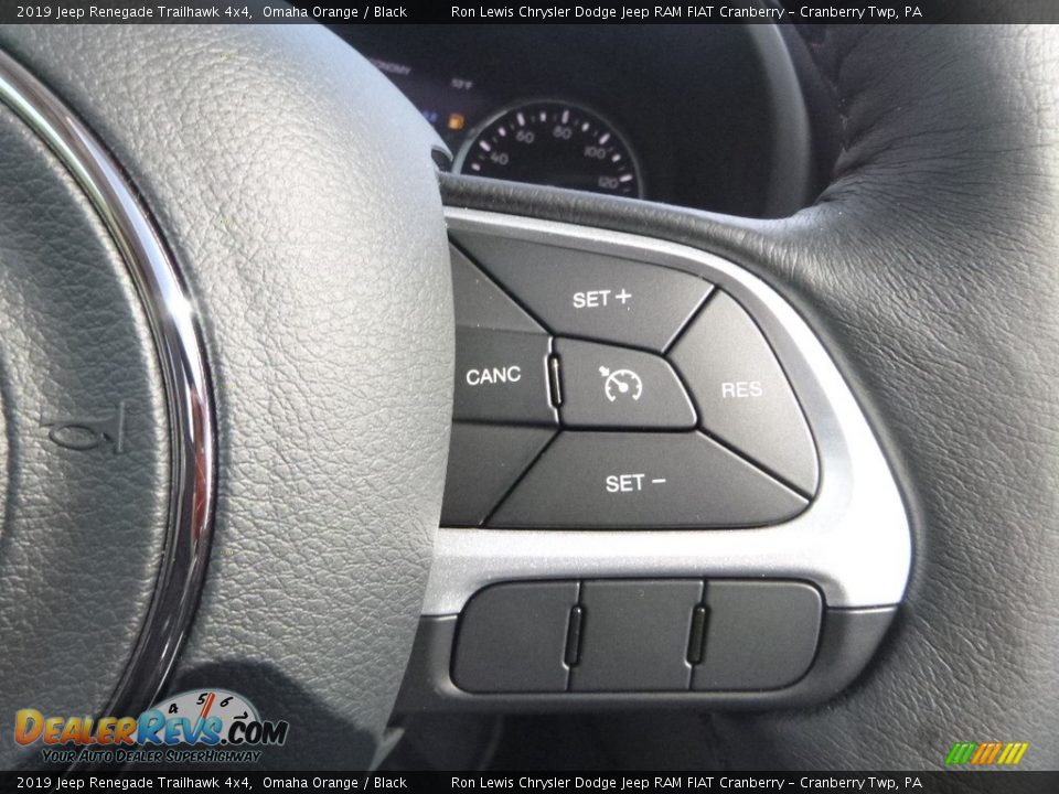 2019 Jeep Renegade Trailhawk 4x4 Omaha Orange / Black Photo #19