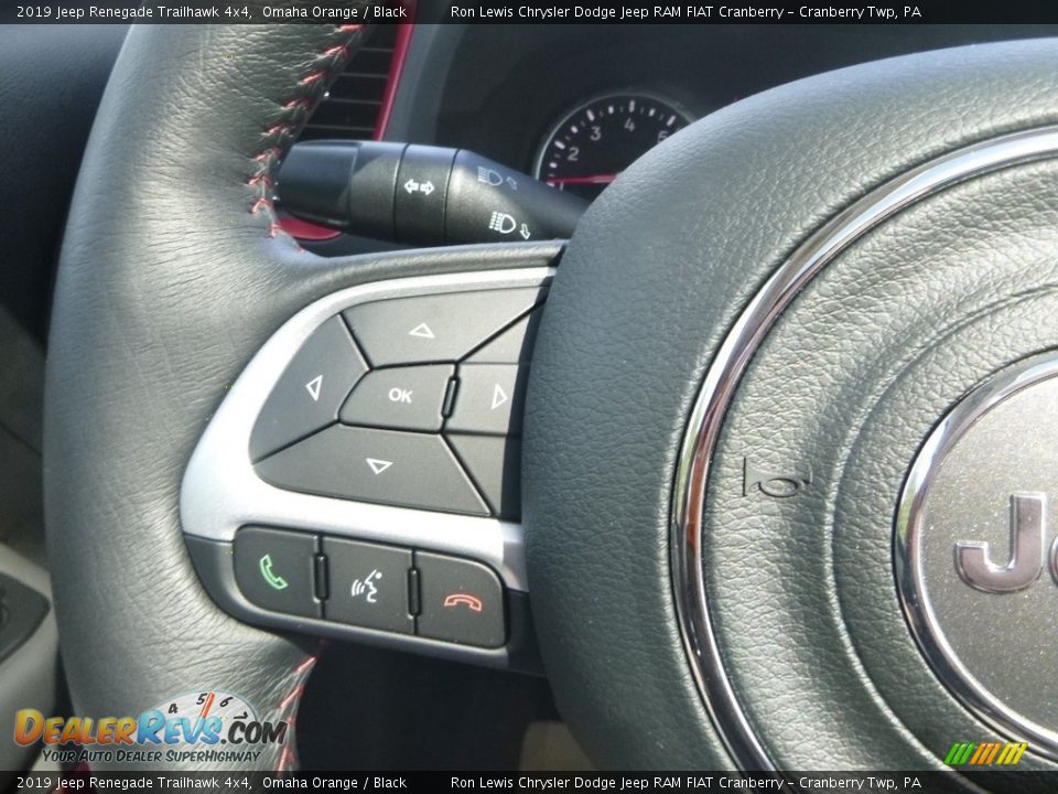 2019 Jeep Renegade Trailhawk 4x4 Omaha Orange / Black Photo #20