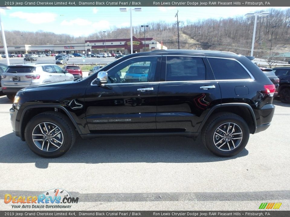 2019 Jeep Grand Cherokee Limited 4x4 Diamond Black Crystal Pearl / Black Photo #2