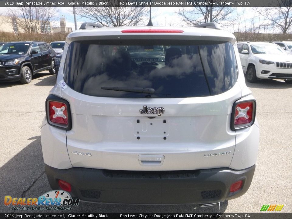 2019 Jeep Renegade Limited 4x4 Glacier Metallic / Black Photo #4