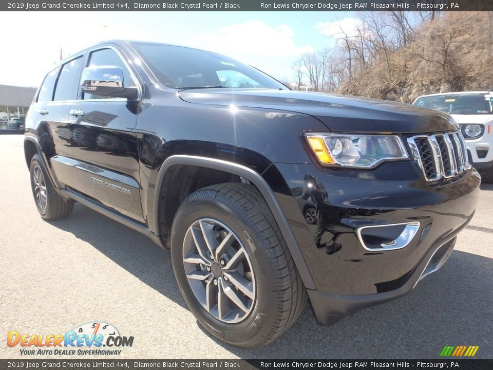2019 Jeep Grand Cherokee Limited 4x4 Diamond Black Crystal Pearl / Black Photo #8