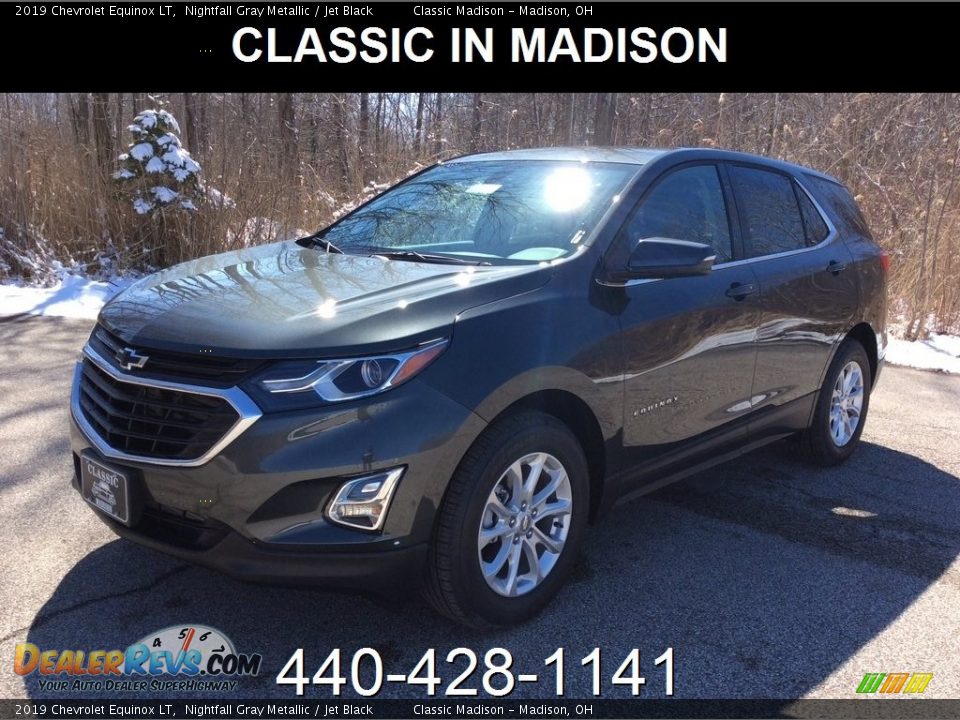 2019 Chevrolet Equinox LT Nightfall Gray Metallic / Jet Black Photo #1