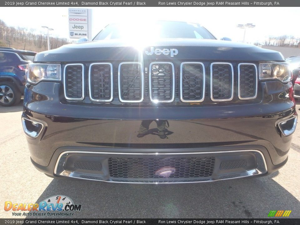 2019 Jeep Grand Cherokee Limited 4x4 Diamond Black Crystal Pearl / Black Photo #9