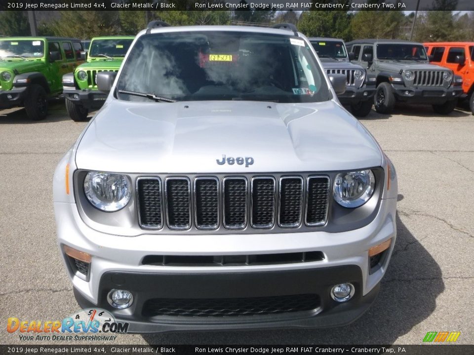 2019 Jeep Renegade Limited 4x4 Glacier Metallic / Black Photo #8