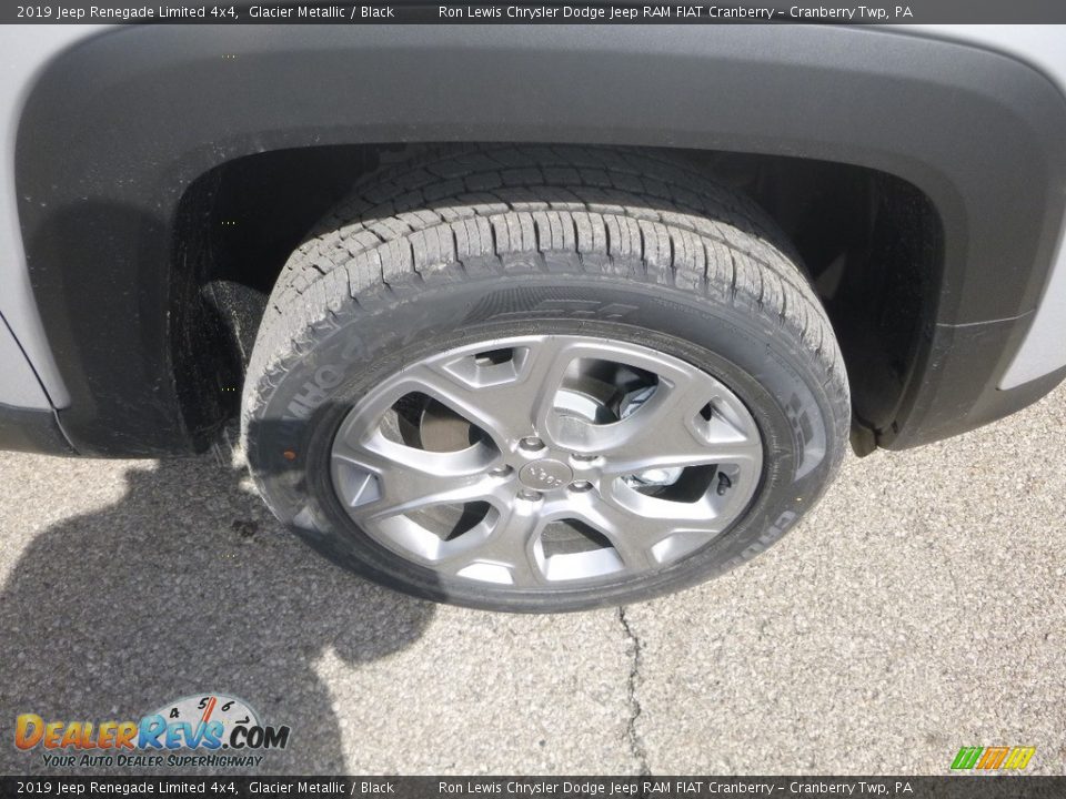 2019 Jeep Renegade Limited 4x4 Glacier Metallic / Black Photo #9