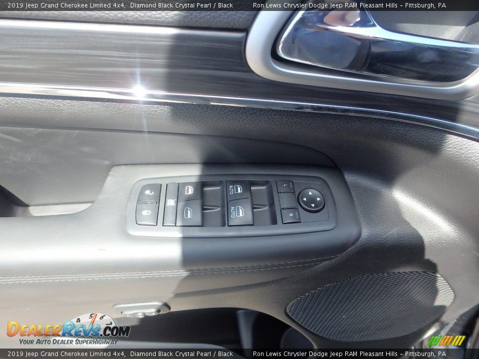 2019 Jeep Grand Cherokee Limited 4x4 Diamond Black Crystal Pearl / Black Photo #14